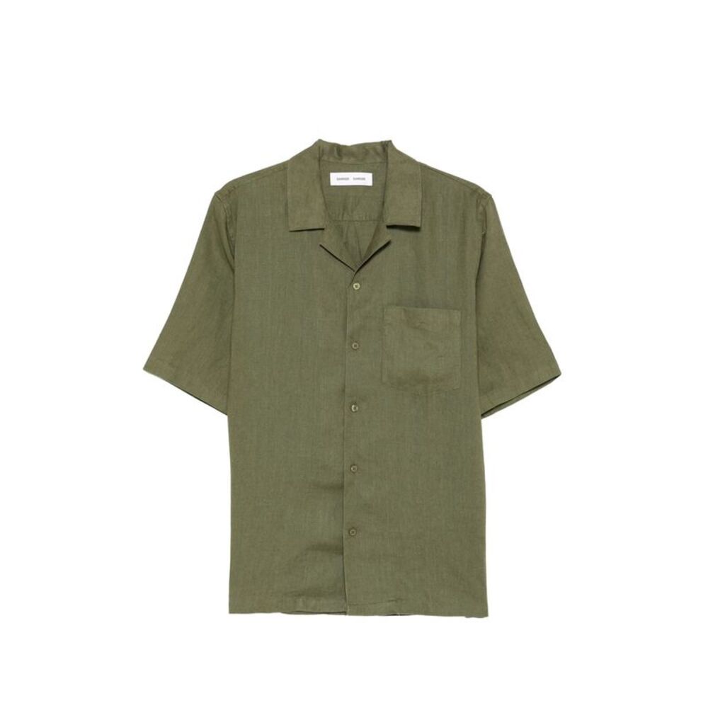 Samsoe Samsoe Green Shirts Men